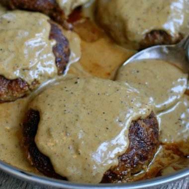 Delicious homemade hamburger steak recipe with gravy for weeknight dinners