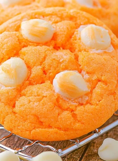 Delicious orange creamsicle cookies with a creamy icing