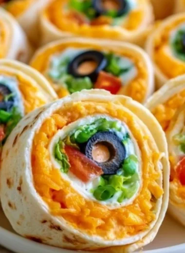 Delicious Taco Cream Cheese Pinwheels served on a platter