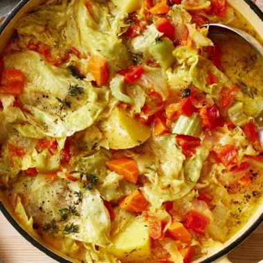 Healthy cabbage soup diet recipe for rapid weight loss
