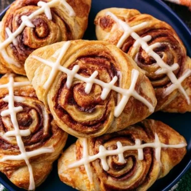 Delicious football-shaped cinnamon rolls for game day celebrations